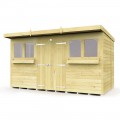 12ft x 8ft Pent Summer Shed