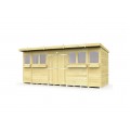 16ft x 6ft Pent Summer Shed