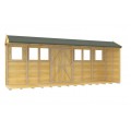 4ft x 18ft Apex Summer Shed