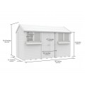 5ft x 12ft Apex Summer Shed