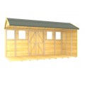 5ft x 14ft Apex Summer Shed