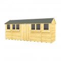 5ft x 18ft Apex Summer Shed