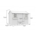 6ft x 10ft Apex Summer Shed