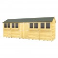 6ft x 20ft Apex Summer Shed