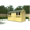 4ft x 20ft Apex Summer Shed