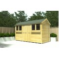 5ft x 16ft Apex Summer Shed