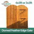 3ft x 3ft Dome Featheredge Gate
