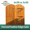 6ft x 3ft Dome Featheredge Gate