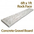 Rock Face Concrete Gravel Boards 6ft x 1ft