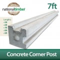 Concrete Reinforced Corner Posts 7ft
