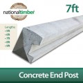 Concrete Reinforced End Posts 7ft