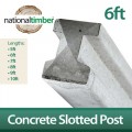 Concrete Reinforced Slotted Posts 6ft 