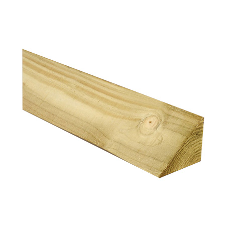 10ft Arris Rail Pressure Treated Tanalised Timber