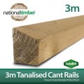 Cant Rail Pressure Treated Tanalised Timber 10ft