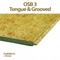 18mm OSB3 T&G 8ft x 2ft (2440mm x 600mm)