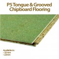 22mm P5 Loft Board Chip board T&G 8ft x 2ft (2440mm x 600mm)