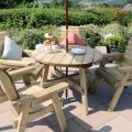 Charlotte Round Table & 4 Chair Set (G)