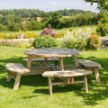 Rose Round Picnic Table